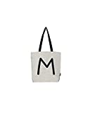Bolso Tote. Algodón 100%. Blanco. con Cremallera, Forro y Bolsillo Interior. 37 * 38 cm +...
