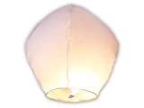 Partylandia Shop 10LANT_FR - Lote de 10 farolillos Chinos voladores, Color Blanco