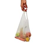 Luxos Packaging Bio Bag Premier Bolsas Biodegradables Camiseta (con Asas), Materia...