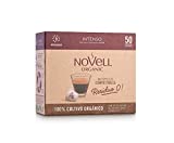 Cafés Novell Cápsulas Compostables con café Ecológico - Intenso - 50u