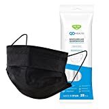 QD HEALTH 100 Mascarillas quirúrgicas Fabricadas en España - Color negro - Tipo IIR - No...
