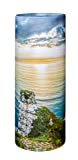 Urna para cenizas de cremación, forma de atardecer en el mar, biodegradable, tamaño...