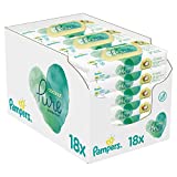 Pampers Coconut Pure - Toallitas húmedas (18 paquetes, 4,52 kg)