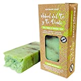 Jabón Natural de Arbol de Té - Jabon de Manos, Cuerpo, y Cara Antibacteriano y...