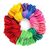 Globos de Cumpleaños,100 Globos de látex Colores Biodegradable Fabricado Globos...